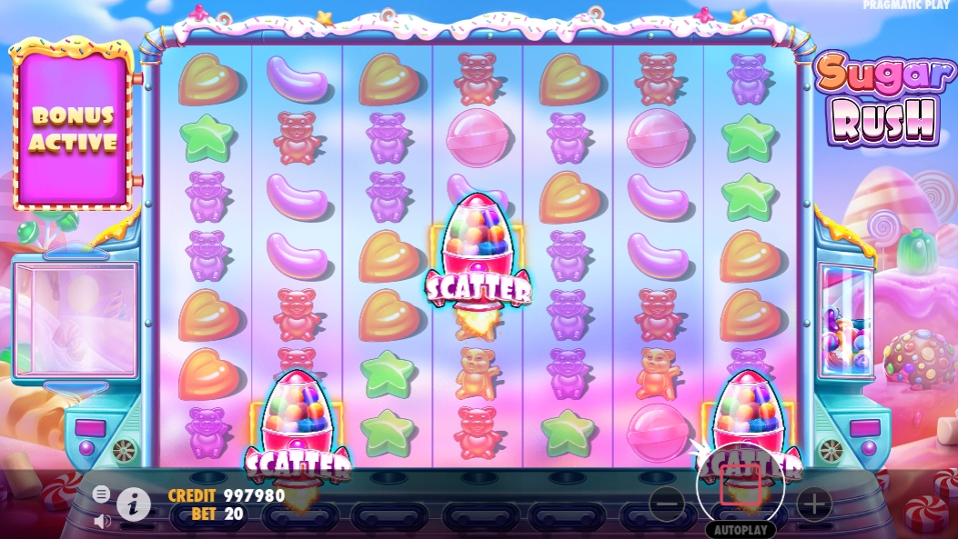 Sugar Rush: a slot for big wins